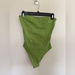 Active by Teal Strapless One piece body suit green small